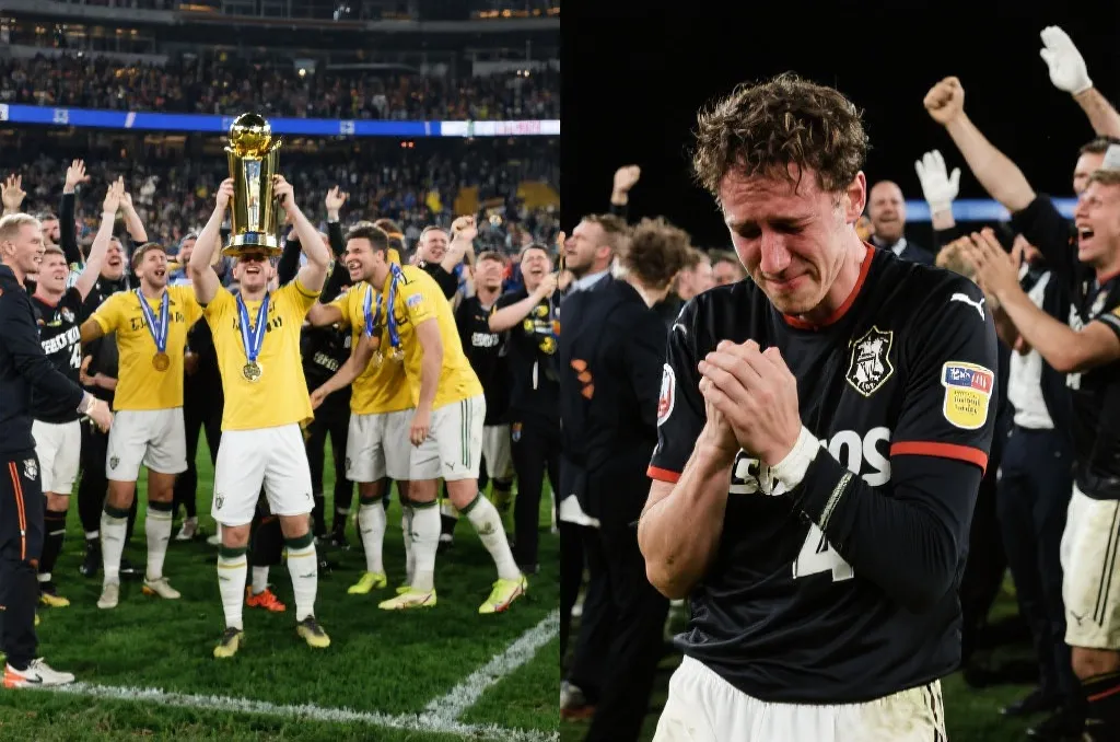 世界杯逆转与绝杀的赛后庆祝场景